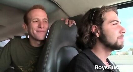 Gay Guy On The Porwl In Bus For Straight Guy