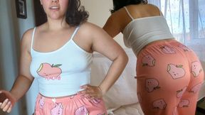 Stepson pleases madrastra as she complains about her aching back