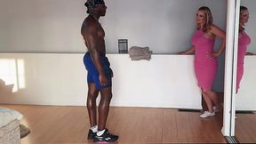 Sweaty Busty Blonde Stepmom Rachael Cavalli Fucks BBC & Takes Jizz Pie After Gym Sesh