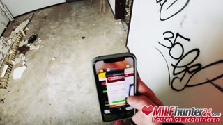 MILF Hunter nails skinny MILF Vicky Hundt in an abandoned place! milfhunter24