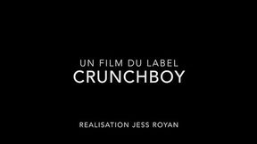 In backroom with straight and a girl for bisex fun