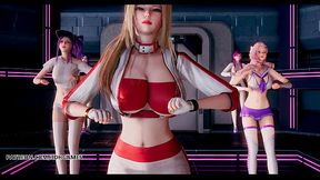 [MMD] Dreamcatcher - SCREAM Hot Striptease Ahri Akali Kaisa Evelynn Seraphine KDA League of Legends