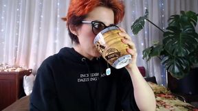 Showing my hairy asshole live - part 2