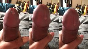 le genre de goutte qui coule le long de la verge