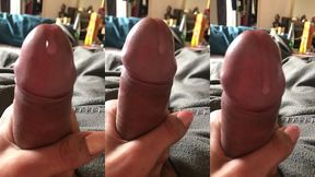 le genre de goutte qui coule le long de la verge