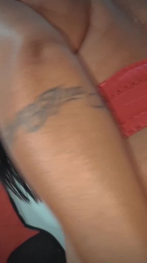 Hairy Little Pussy: She Rubbed Her Cunt on Me and Took Cock in the Ass Until She Cummed!