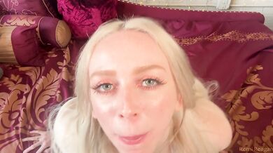 Petite Blonde Good Girl Remi Begs Cum Soak Pretty Face JOI
