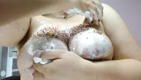 Adoration of Big Delicious White Tits and Whipped Cream
