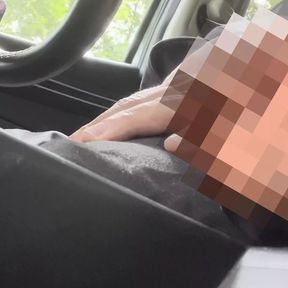 Stranger wanks and sucks me in the car