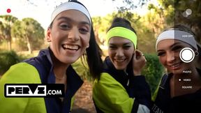 If All Three of Them Suck His Big Dick, His Ankle is Going to Heal