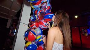 bambolina helped us to decorate the room for a party.