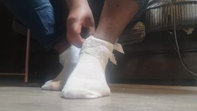 my pretty white socks