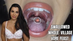 Swallowed whole: village vore feast - OnlyVanessa