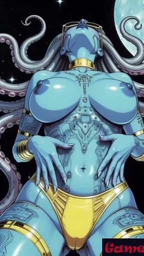 Gol Busty Alien Fantasy Animation