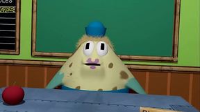 SpongeBob, Patrick Star & Mrs. Puff Threesome at Driving School Anal Fun