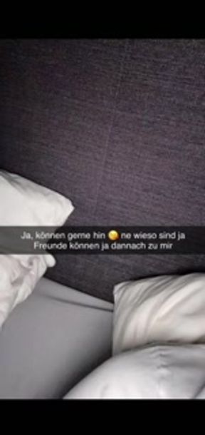 18 year old girlfriend cheats on her boyfriend on Snapchat and gets creampied by her best friend