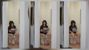 1 ST PEE OF THE DAY DEC 2ND BOOK READING ON THE TOILET W DETOX CLEAR PULL HAWK