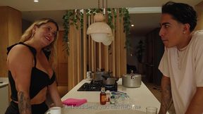 a busty milf asks her stepson s friend for some sperm to fill her wrinkles