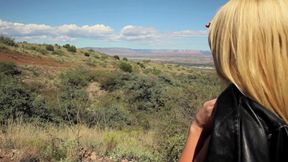 Blonde Angel Gets Fucked by the Car