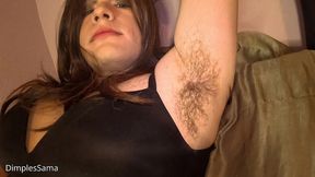 sniff my hairy armpits