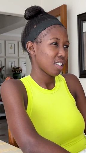 I made this BLACK MILF choose between Miami and her HUSBAND... guess that was easy -AfricanCasting   Clip 1