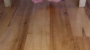 My Feet behind a chair. So cute. You will love it!!