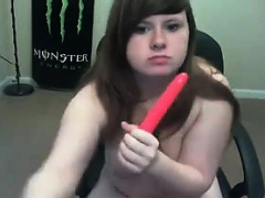 Chubby Cutie Masturbates In Her Room
