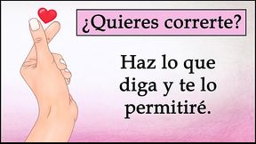 JOI - Correte rapido, es una orden. Voz espa&ntilde_ola.