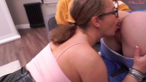 backstage! fluffer girl! oksana katysheva behind the scenes of anal orgy is the most hardcore slut!