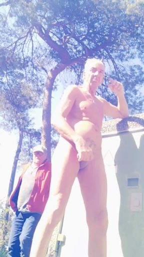 Naked in Parking Lot