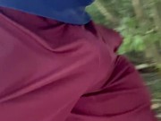 FLASHING my HUGE BULGE in local parks in Germany