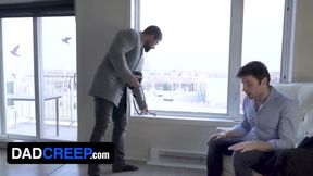 Step Dad Seduces Step Son And Makes Him Bounce On His Fat Cock (Drew Dixon, Ryan)