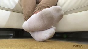 Tempt You with My White Socked Feet- Sweat Drenched Dirty and Just Waiting to Be Sniffed - Part 1