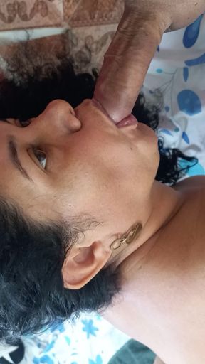 Blowjob from my wife amateur deep throat
