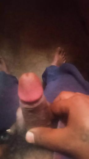 Seeing sister-in-law, cock stood up.