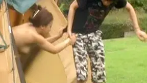 Asian Lovers' Wild Passion Unleashed in Steamy Jungle Encounter