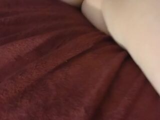 Dad Constrained Shy Gal By Filming Her Pink Snatch With Cum Oozing Without It