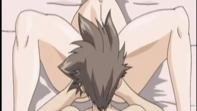 Big-titted anime babe gets pounded hard after getting her pussy licked outside