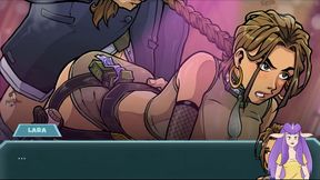 Lara Croft Gets Rough Doggy Style banging With Toy Humiliation & Big-Ass Orgasm