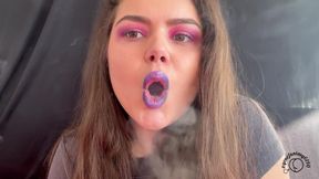 Smokey Seductress: Purple Passion Pink Cigars