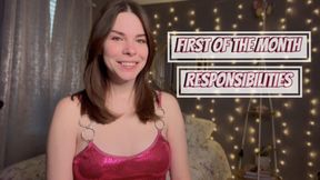 Your Monthly Responsibility.