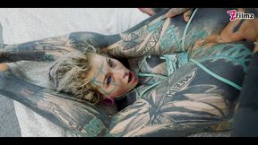 tattoo girl anuskatzz get fucked balls deep in her ass