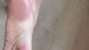 Dirty feet for a filthy sub who loves to clean with his tongue..