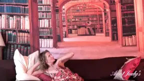 Auntjudys - 52yo Skinny Mature Amateur milf Toys Her Mature Pussy for You