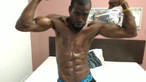 Latin Ebony Guy with Muscle