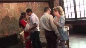 GhostBusters fucking in haunted house