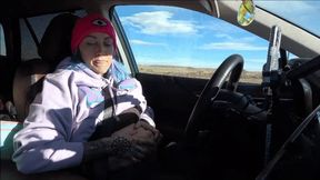 Holiday Weight Gain Chubby Belly Play while Driving (mp4)