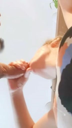 he uses my throat to discharge his huge amount of cum in my mouth and i love this