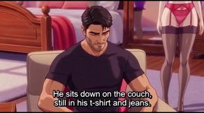 Step daughter wear stepmom lingerie to seduce stepdad