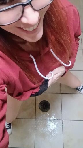 Redhead Public Bathroom Destruction Peeeee. Another win for team Redhead!
